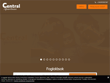 Tablet Screenshot of centralapartman.eu